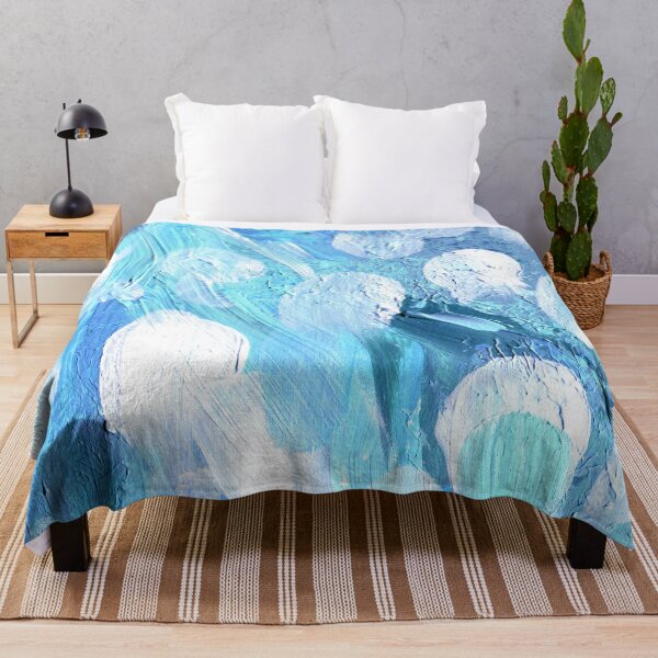Item preview, Pastel Aqua, Cream And Blue Hues Abstract Art designed and sold by DEC02.
