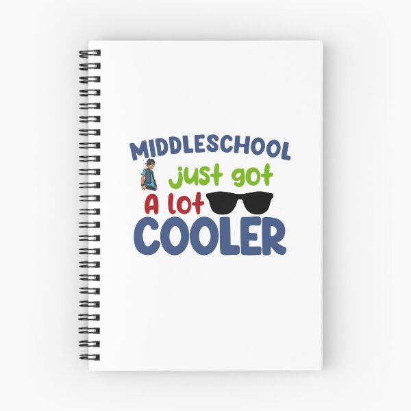 Item preview, "middleshcool just got cooler" quote designed and sold by Bandit-boy.