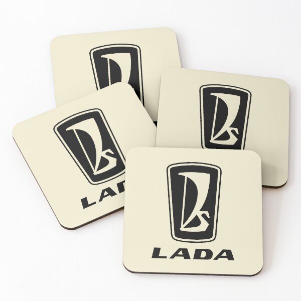 Item preview, Lada logo 1975s (black) designed and sold by VEB Ostladen.