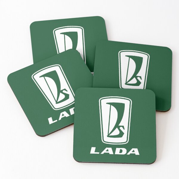 Item preview, Lada logo 1975s (white) designed and sold by VEB Ostladen.