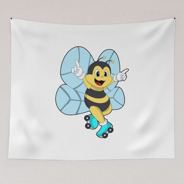 Item preview, Bee with Roller skates designed and sold by Snabdesign84.