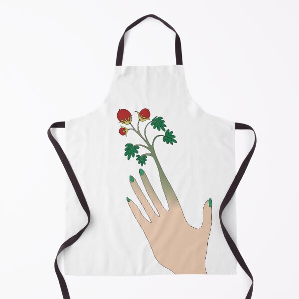 Item preview, green hand growing cherry tomatoes designed and sold by mmkaderly.