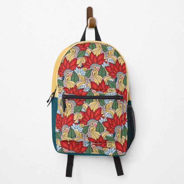 Item preview, Doodle Pattern with Floral Motifs designed and sold by lissantee.