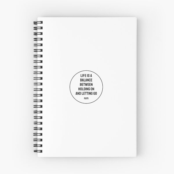 Item preview, Life is a balance between holding on and letting go  ― Rumi Quotes designed and sold by Inspirationmotivation.