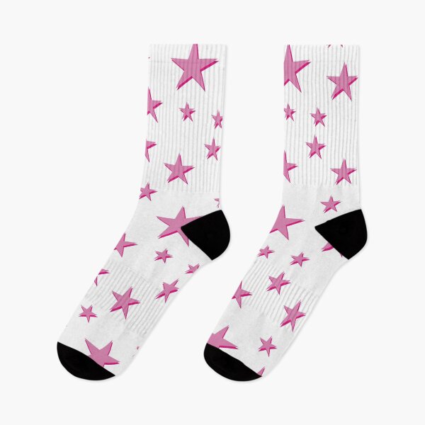 Item preview, Pink stars drawing designed and sold by Blondiabshop.