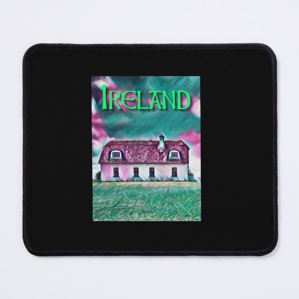 Item preview, Ireland Thatched House Painting designed and sold by IrishPOD.