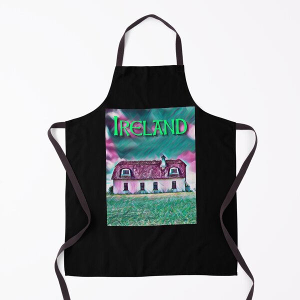 Item preview, Ireland Thatched House Painting designed and sold by IrishPOD.