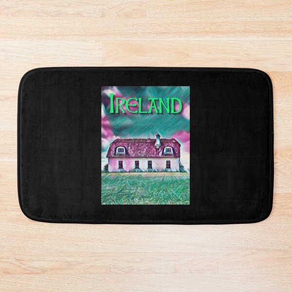 Item preview, Ireland Thatched House Painting designed and sold by IrishPOD.