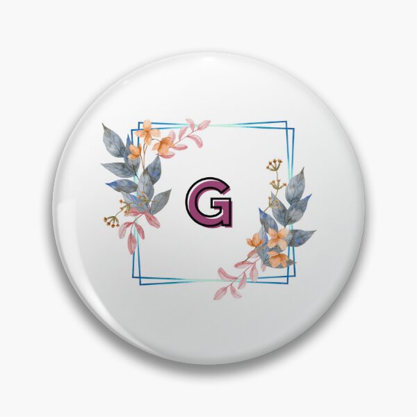 Item preview, Initial G Flowers Design, Monogram with Flowers, Initial Gifts for Her- designed and sold by bartdesigner.