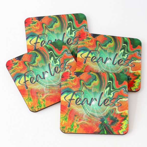 Item preview, Fearless... A brightly colored marble effect design designed and sold by Wonder & Whimsy.