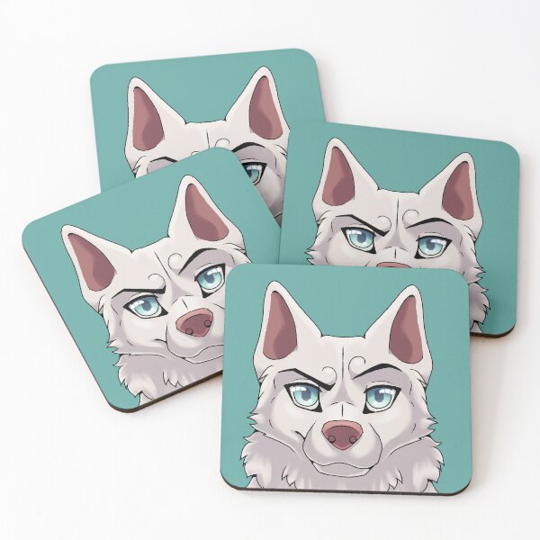 Item preview, Confident / Cocky Expression White Husky designed and sold by Bamsdrawz.