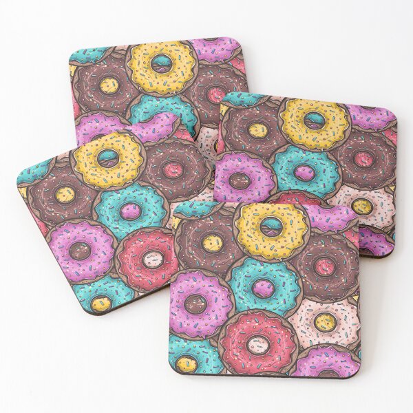 Item preview, Colorful cute donuts. designed and sold by printheavenart.