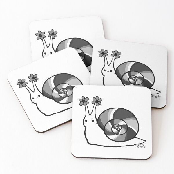 Item preview, Monochro Snail designed and sold by biimyselfandi.