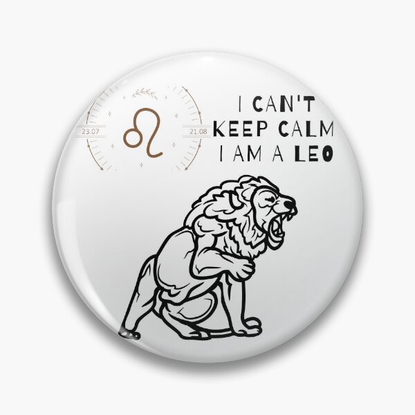 Item preview, Leo Keep Calm Astrology Funny Zodiac Art  designed and sold by LMVA.