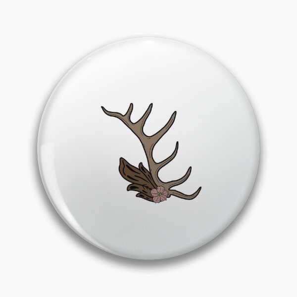 Item preview, Leather Tooled Elk Antler Flower  designed and sold by kholowell.