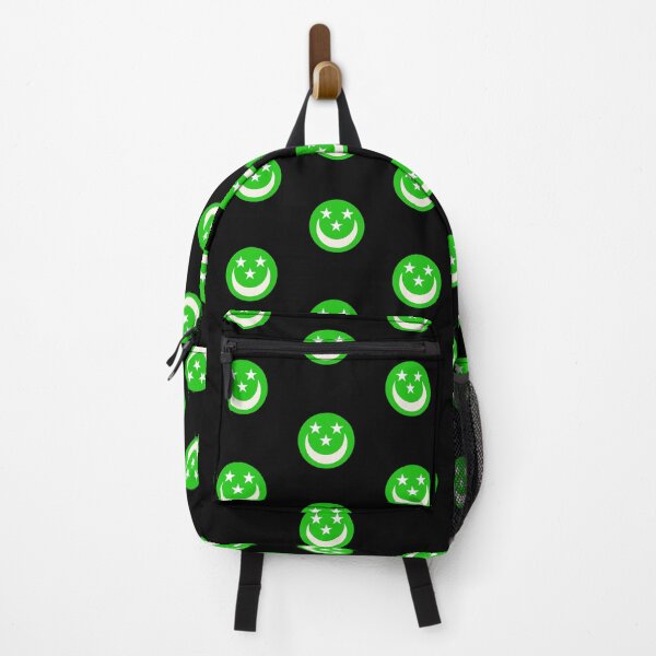 Item preview, Smiley Face Islam Green Flag designed and sold by LTM-tee.