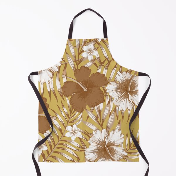 Item preview, Gold and White Flower Pattern designed and sold by printheavenart.