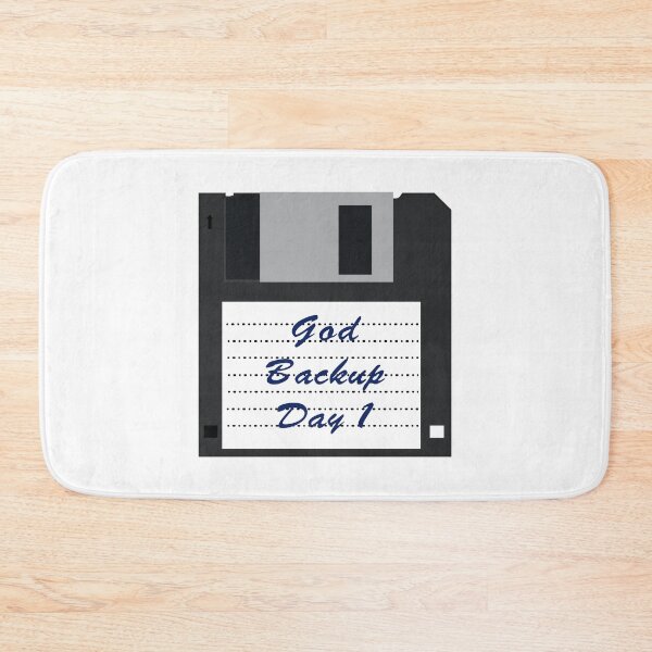 Item preview, God backup disk day 1 Design designed and sold by Blondiabshop.