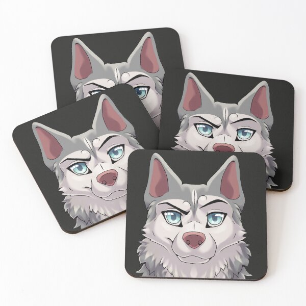 Item preview, Confident / Cocky Expression Gray Husky designed and sold by Bamsdrawz.