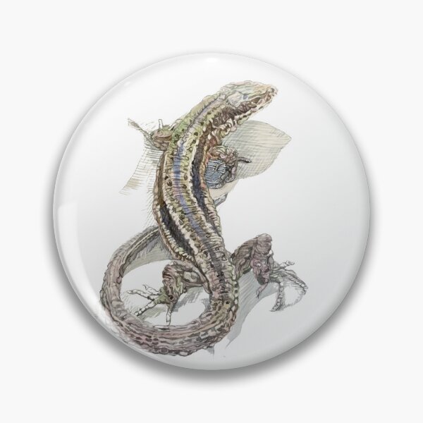Item preview, Common Lizard, Painting of a Wild Garden Reptile designed and sold by Cefercom.