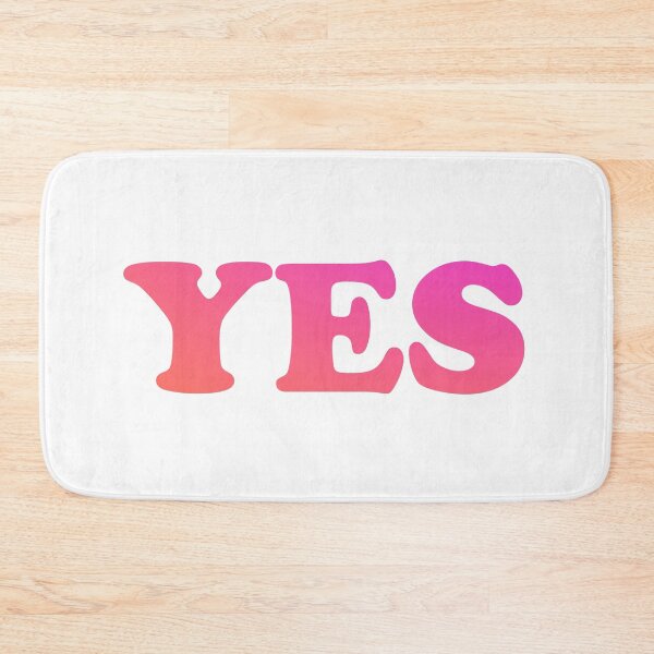 Item preview, YES orange pink designed and sold by Inspirationmotivation.