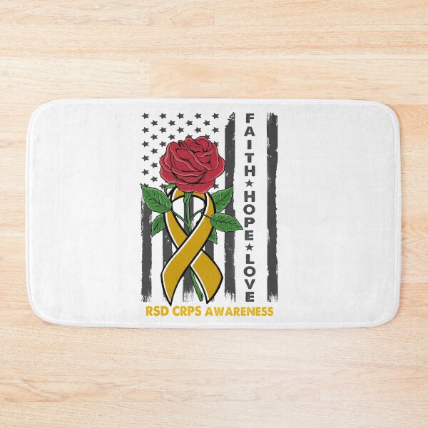 Item preview, Faith Hope Love RSD CRPS Awareness American Flag designed and sold by Kohend.