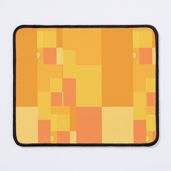Item preview, Orange Sunshine Plaid designed and sold by ArtMeetsPizza.