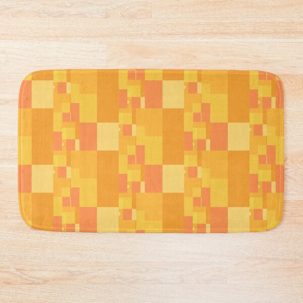 Item preview, Orange Sunshine Plaid designed and sold by ArtMeetsPizza.