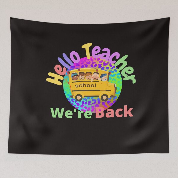 Item preview, Hello Teacher We're Back Tshirts  designed and sold by Shevonda Thomas.