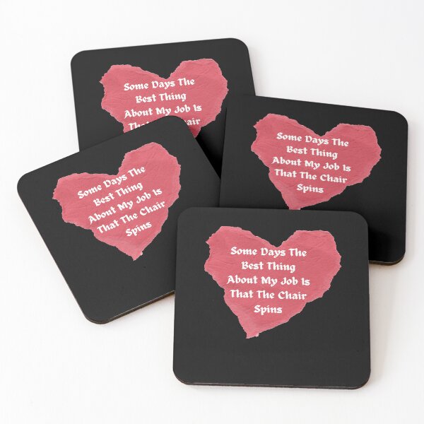 Item preview, some days the best thing about my job is that the chair spins - Funny and cute T-Shirts Quotes designed and sold by Designspot2020.