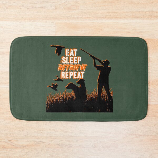 Artikelvorschau, Labrador Retriever Duck Hunting Design für Duck Hunters, Eat Sleep Retrieve Repeat, Waterfowl Design entworfen und verkauft von LifeCrush.