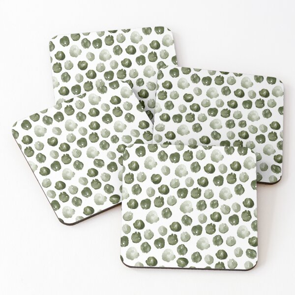 Item preview, Green Dots Cottagecore Aesthetic designed and sold by MameDesign.