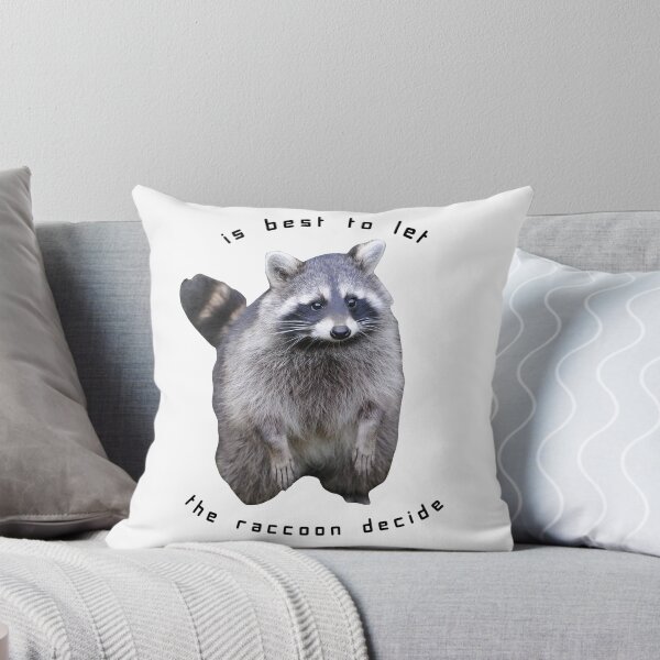 Item preview, Let the Raccoon Decide designed and sold by TinyGrassSleeps.