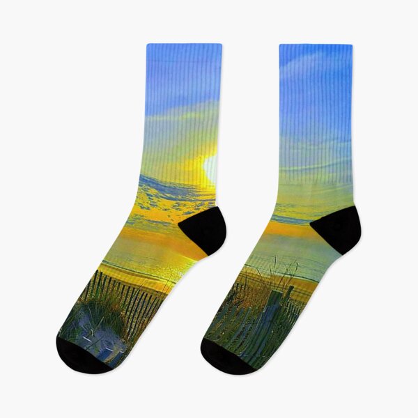 Item preview, Beach Sunset, Atlantic Beach, Beach, Twilight at Beach, Rehoboth Beach, Ocean City Beach, Sand Dunes designed and sold by Nostrathomas66.