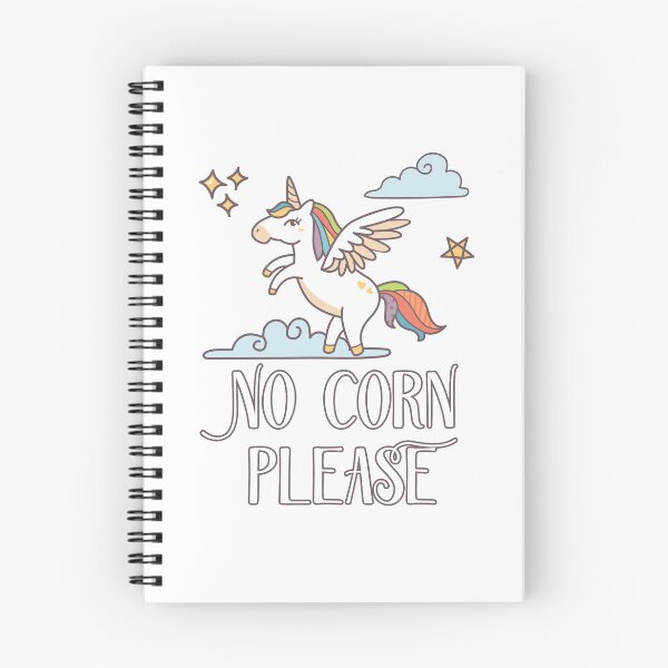 Item preview, No Corn Please - Unicorn designed and sold by nvdesign.