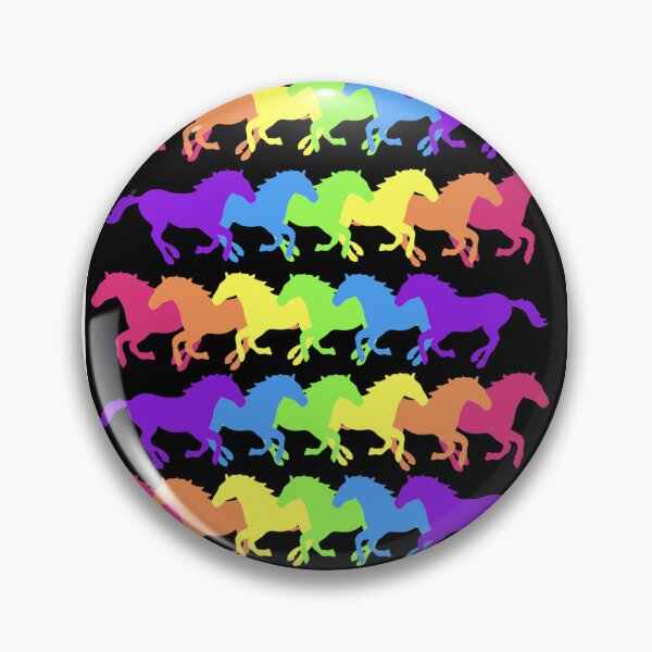 Item preview, Rainbow horses pattern  designed and sold by KCAbdelnour.