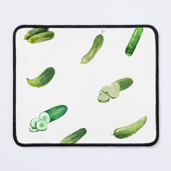 Item preview, Watercolor Green Cucumbers and Cucumber Slices designed and sold by silviaol.