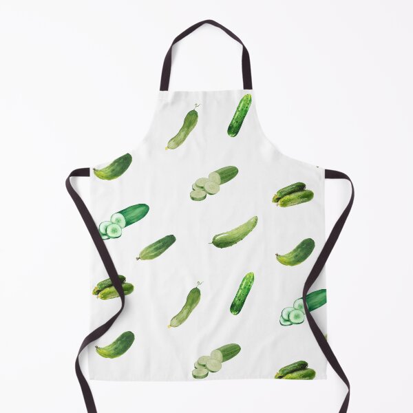 Item preview, Watercolor Green Cucumbers and Cucumber Slices designed and sold by silviaol.