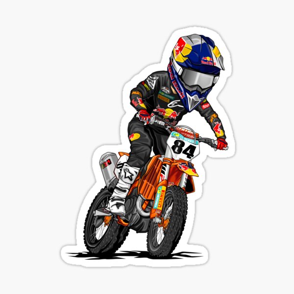 Item preview, Motocross Rider 84  designed and sold by TheArtWarehouse.