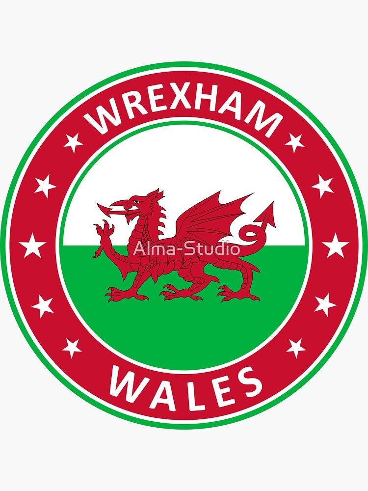 Wrexham Wales Sticker For Sale By Alma Studio Redbubble