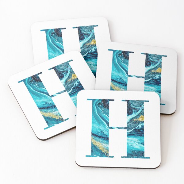 Item preview, The Letter H Marble Font designed and sold by smiledeer78.