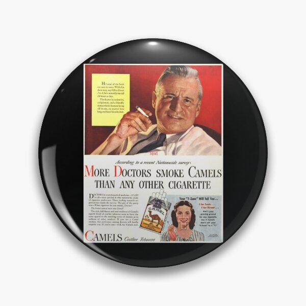 Item preview, Camel Cigarette Ad _quot_Doctors Smoke Camels_quot_   designed and sold by ShirtsSchmirts.