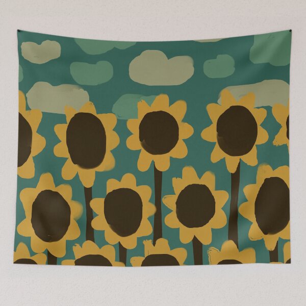 Item preview, Iconic Sunflower Field designed and sold by Deutschic.