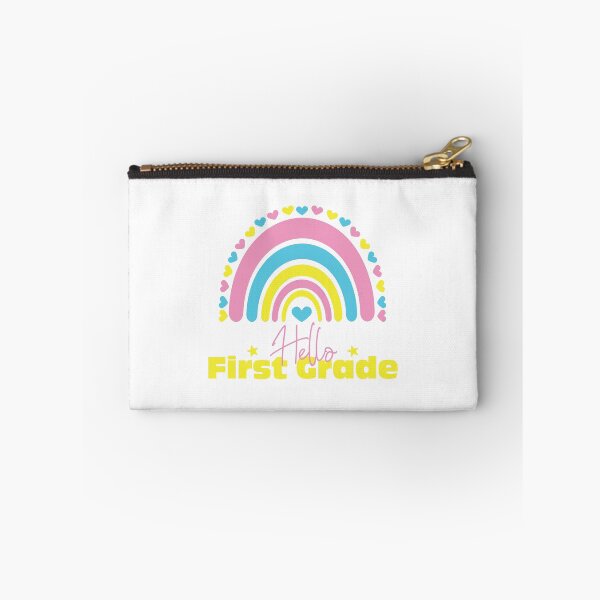 Item preview, Hello first grade Rainbow, First day in School designed and sold by BlueDiamond-19.