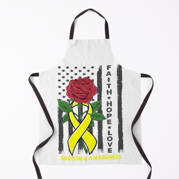 Item preview, Faith Hope Love Sarcoma Awareness American Flag designed and sold by Kohend.