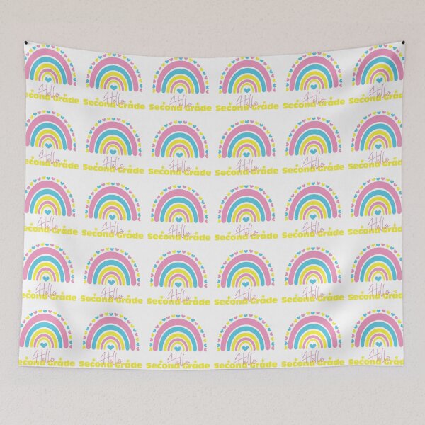 Item preview, Hello Second grade Rainbow, First day in School designed and sold by BlueDiamond-19.