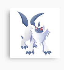 Absol Cute Canvas Print