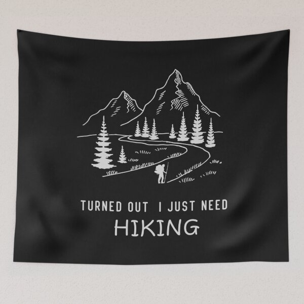 Item preview, Resultó que solo necesito senderismo, divertido entrenamiento gráfico de aventura de montaña de senderismo designed and sold by OSTONSHOP.
