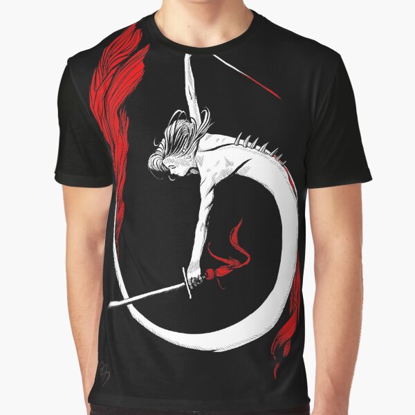 Sword Dancer Mermaid Graphic T-Shirt