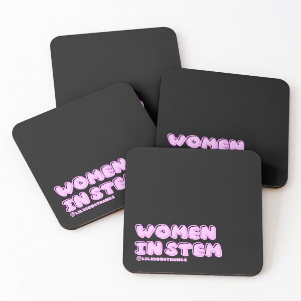 Item preview, Women in STEM, pink, v2 | @lilsboobthangs designed and sold by lilsboobthangs.